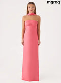 Hush Maxi Dress - Coral Red - Maxi Dresses