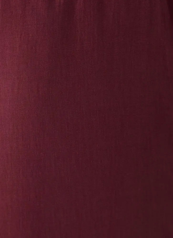 Only For You Mini Dress - Burgundy - Mini Dresses