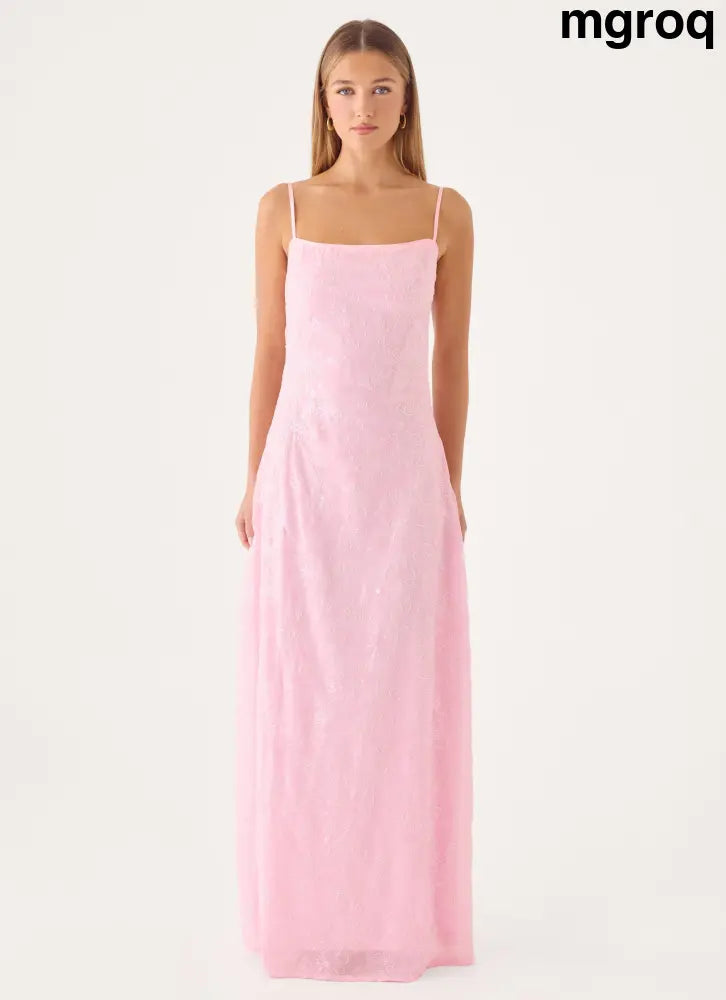 Posey Maxi Dress - Pink - Maxi Dresses