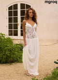 Shooting Love Maxi Dress - White - Maxi Dresses
