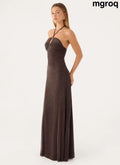 Summer Dream Maxi Dress - Chocolate - Maxi Dresses